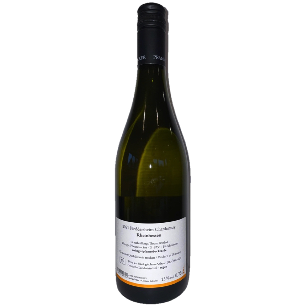 Pfannebecker Pfeddersheim - Chardonnay Bio 75cl (2021) - Back